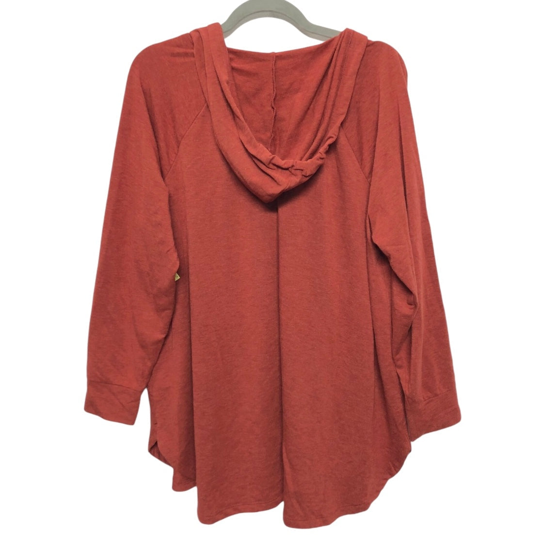 Top Long Sleeve By Cable And Gauge In Orange & Red, Size: 1x