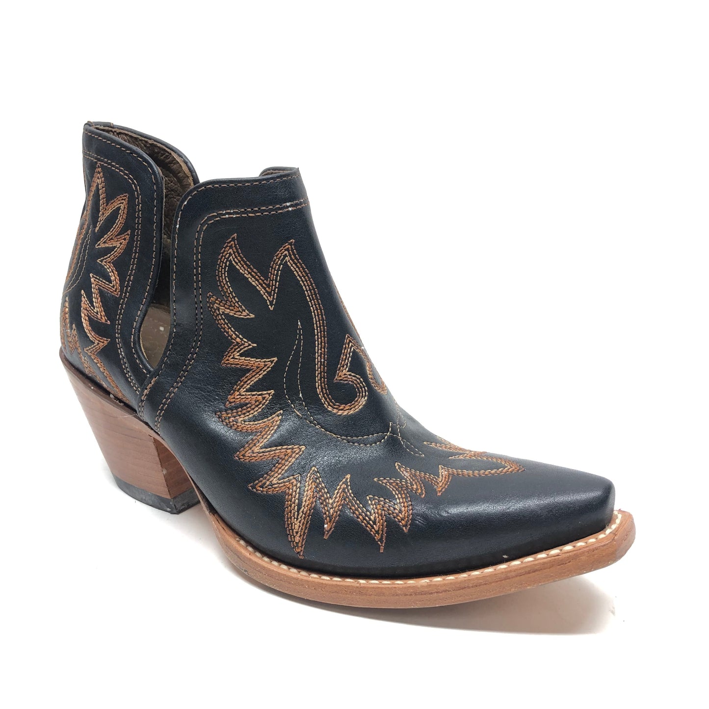 Boots Western By Ariat In Black & Brown, Size: 8