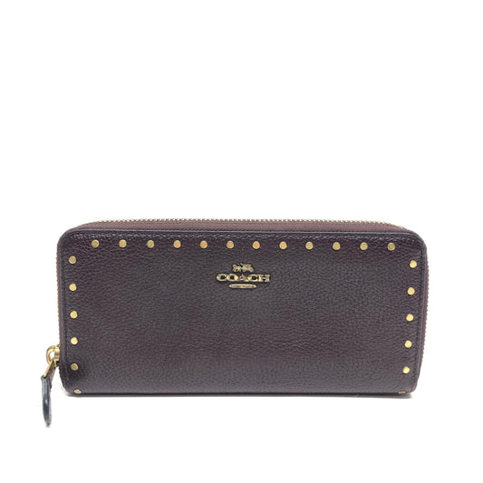 Wallet Designer By Coach, Size: Medium