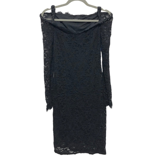 Dress Party Midi By Marina In Black, Size: 8