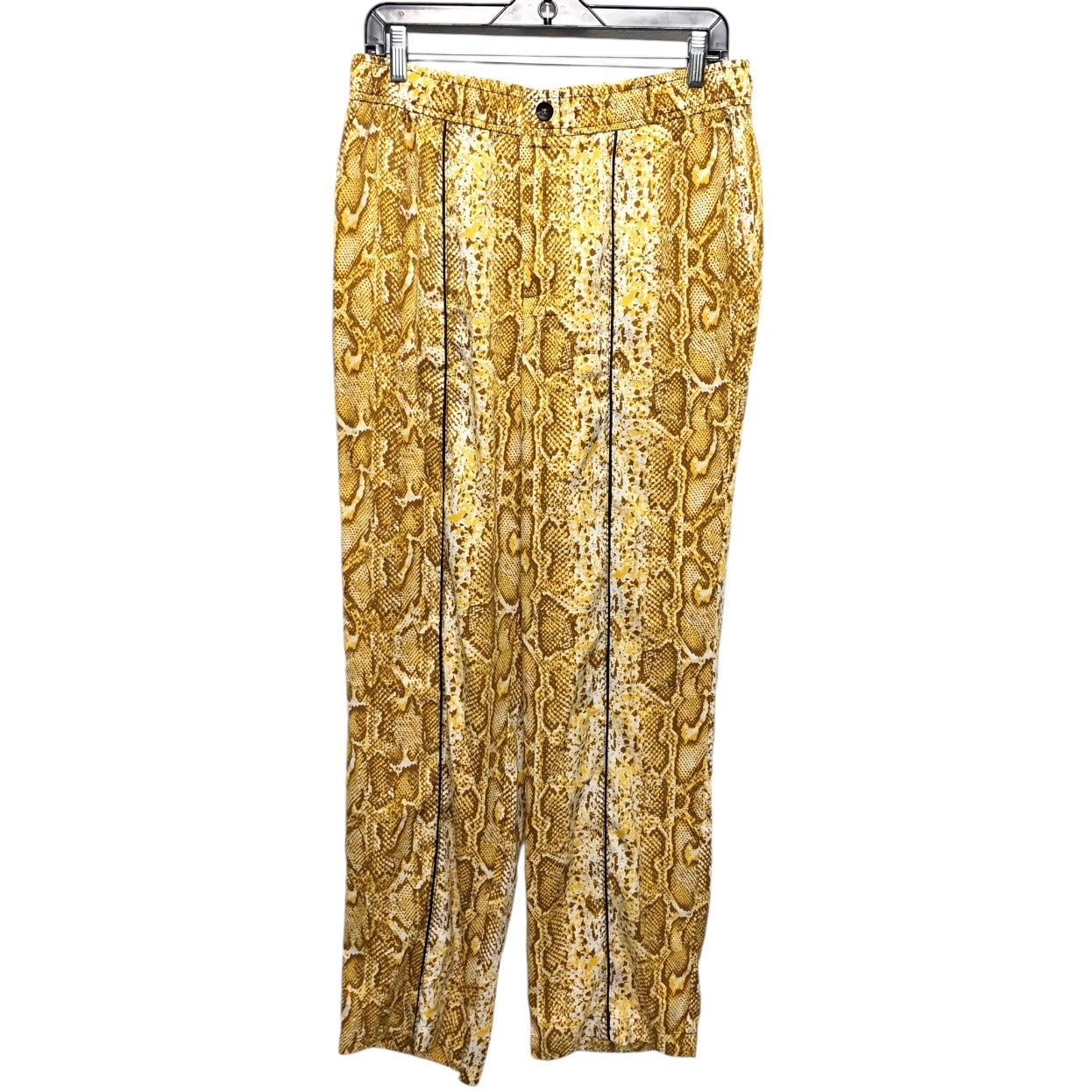 Lounge Set Pants By Current Air In Yellow, Size: L