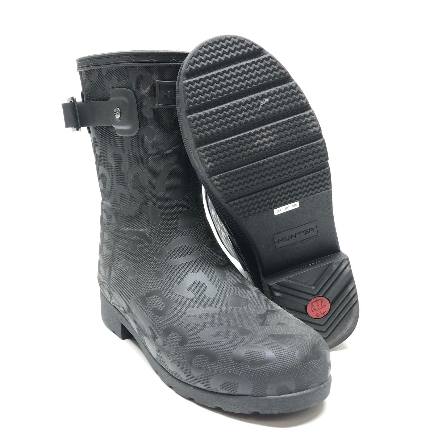 Boots Rain By Hunter In Black, Size: 6