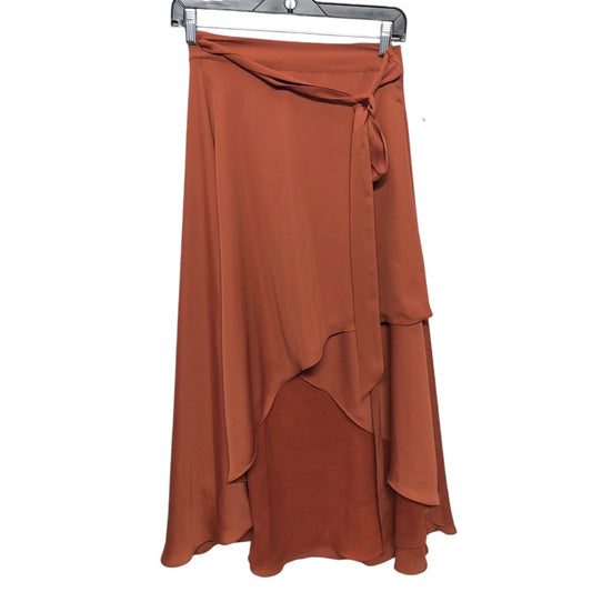 Skirt Midi By House Of Harlow In Orange, Size: M