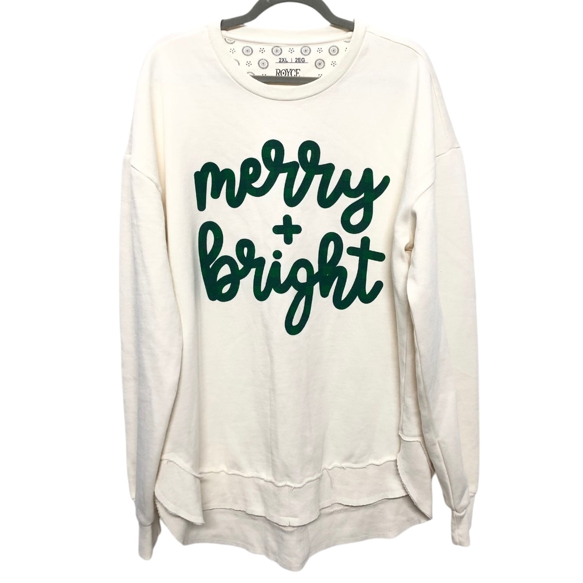 Sweatshirt Crewneck By Cmc In Cream, Size: 2x