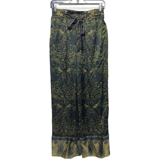 Pants Wide Leg By Antonio Melani In Black & Green, Size: 0