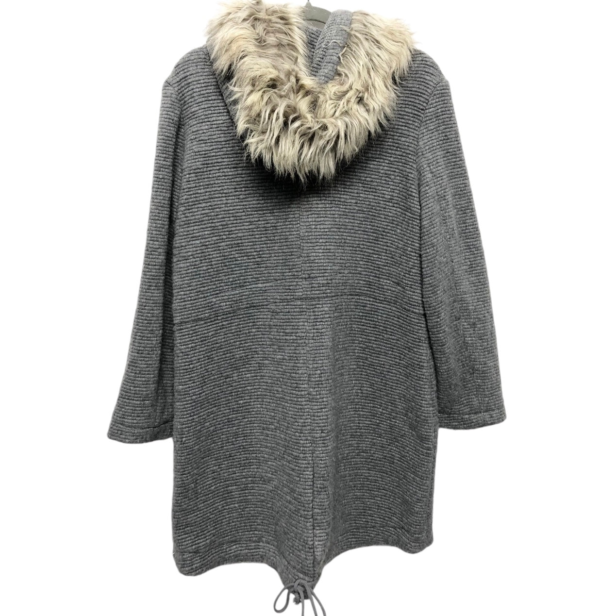 Coat Faux Fur & Sherpa By Bb Dakota In Grey, Size: S