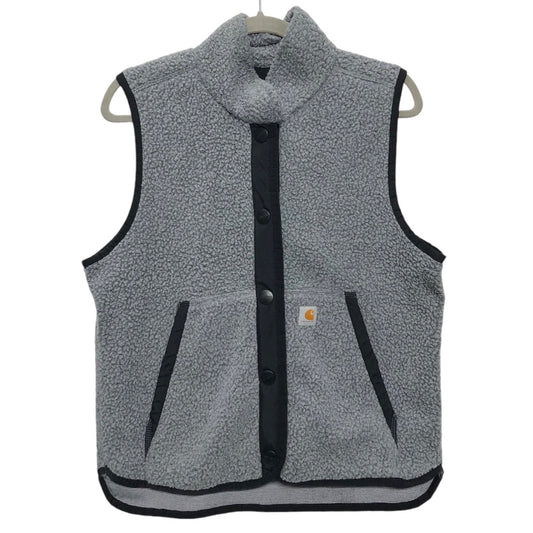 Vest Faux Fur & Sherpa By Carhartt In Grey, Size: S