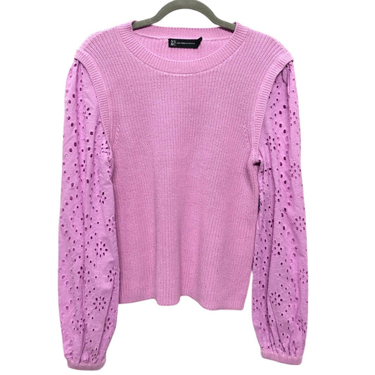 Sweater By New York And Co In Pink & Purple, Size: S