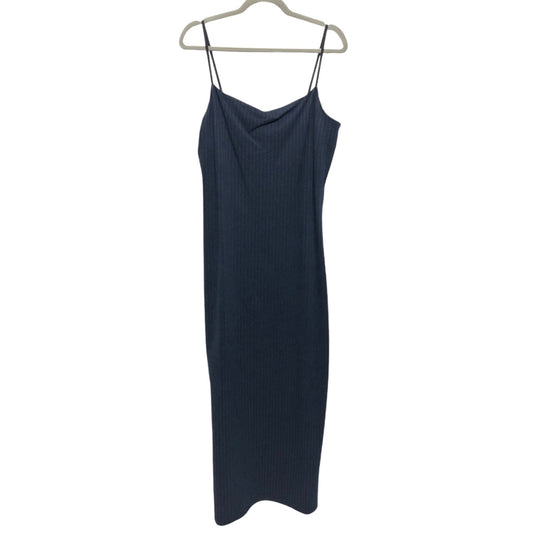 Dress Casual Midi By Kenneth Cole In Navy, Size: Xl