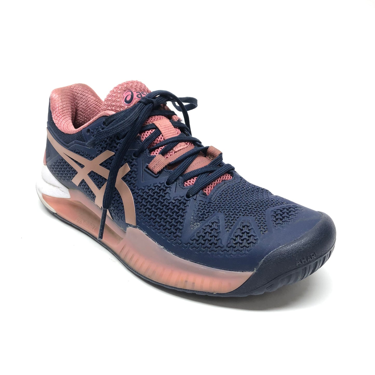 Shoes Athletic By Asics In Blue & Pink, Size: 6.5