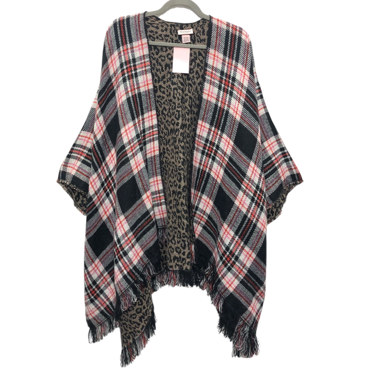 Shawl By Juicy Couture In Black & Pink, Size: Osfm