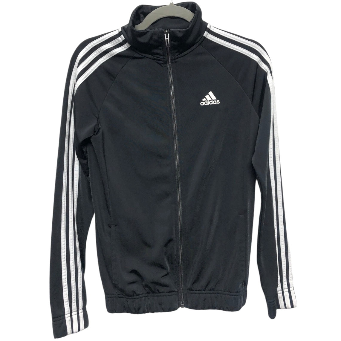 Athletic Jacket By Adidas In Black, Size: Xs