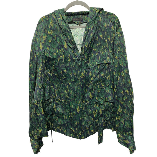 Jacket Other By Donna Karan In Blue & Green, Size: Xl