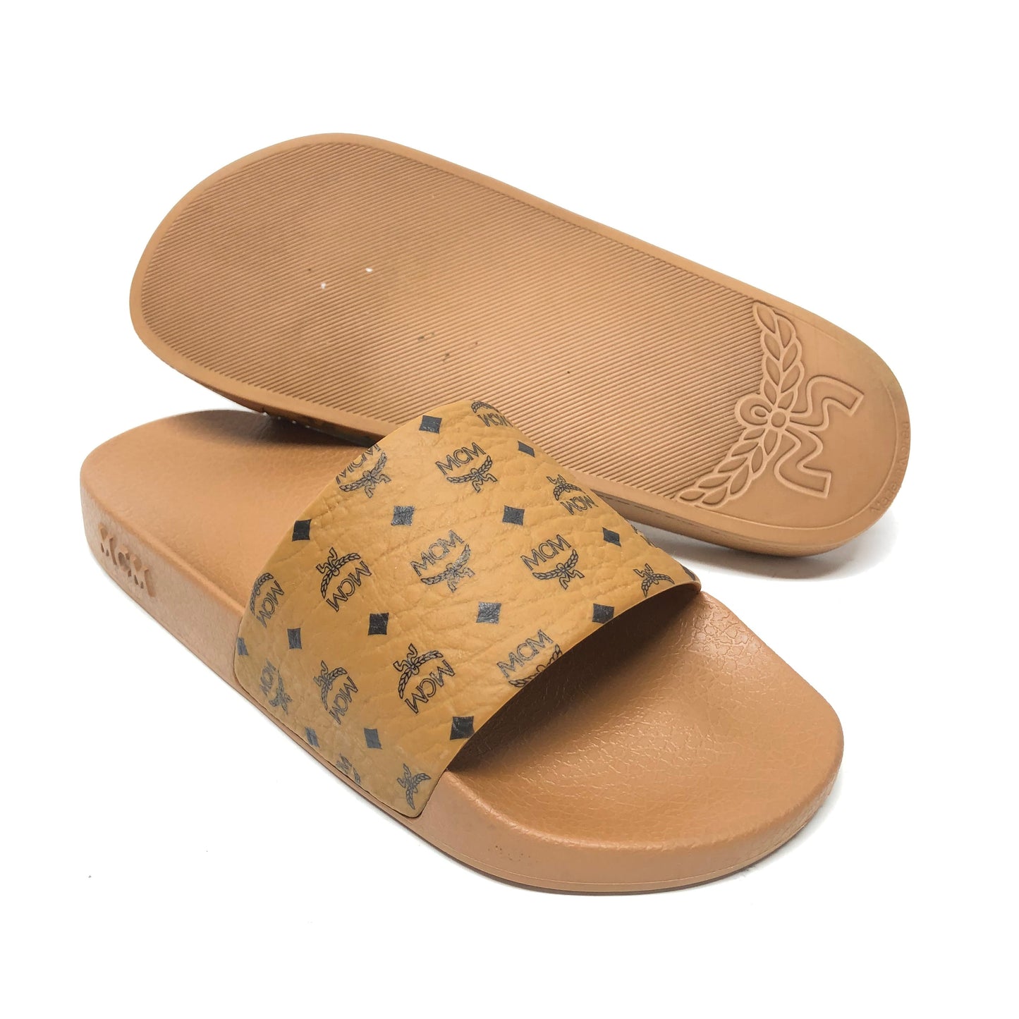 Sandals Luxury Designer By Mcm In Tan, Size: 8