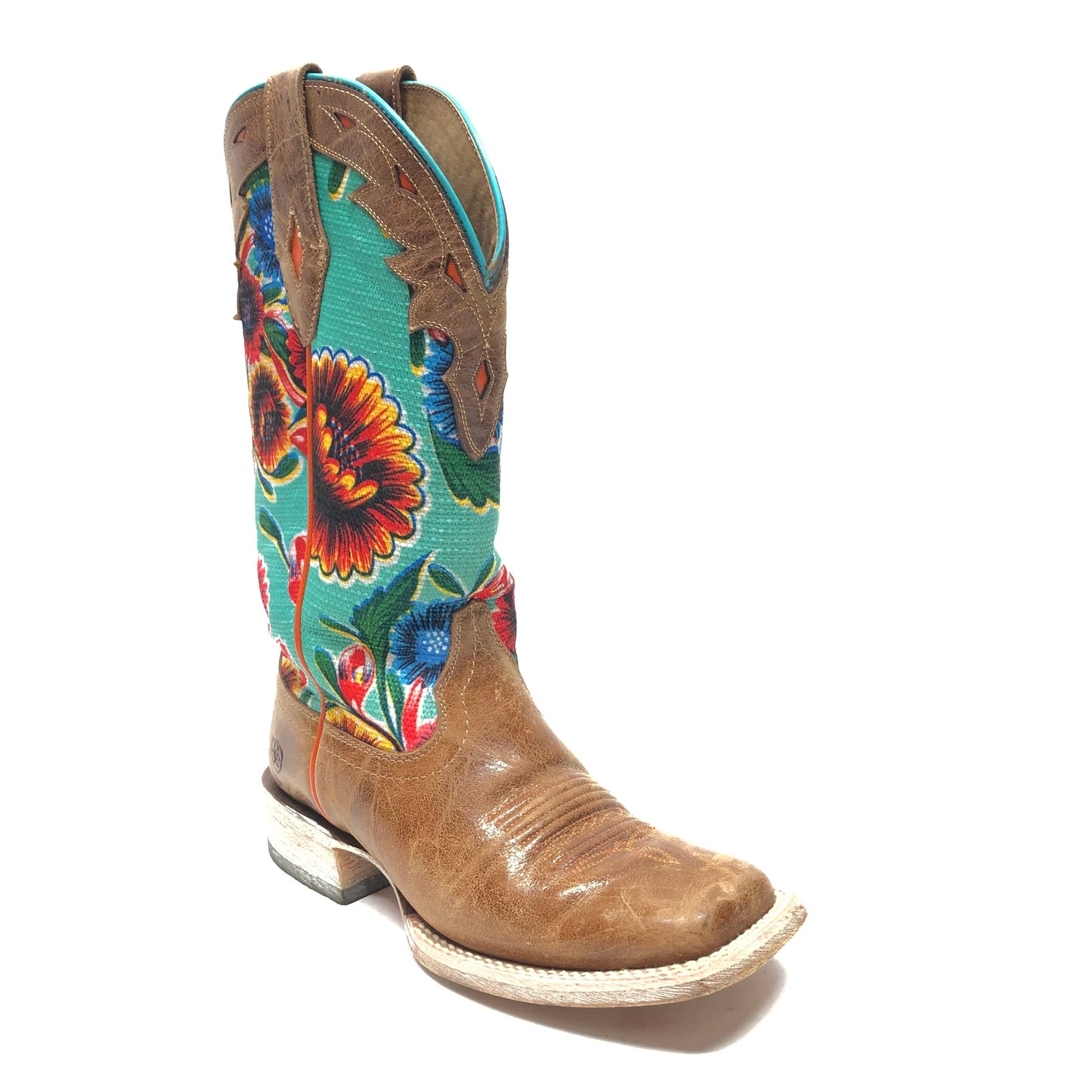 Boots Western By Ariat In Brown & Green, Size: 6