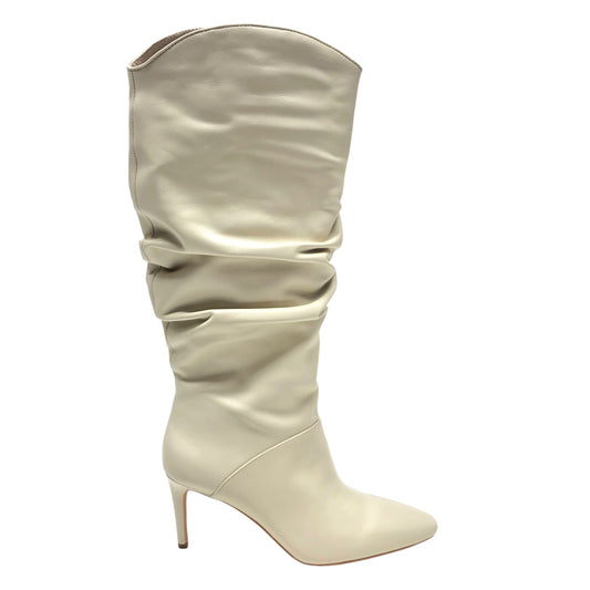 Boots Knee Heels By Vince Camuto In Ivory, Size: 9.5