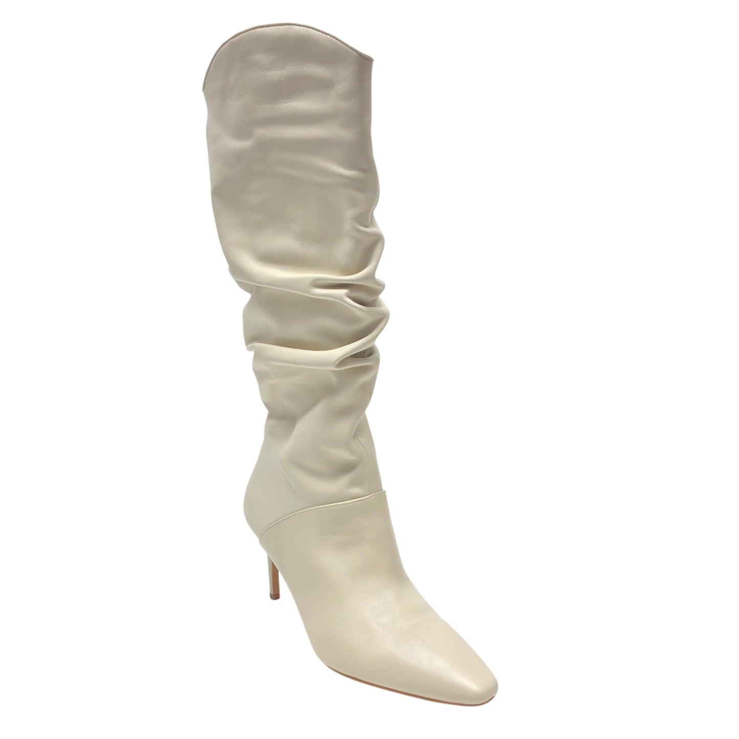 Boots Knee Heels By Vince Camuto In Ivory, Size: 9.5