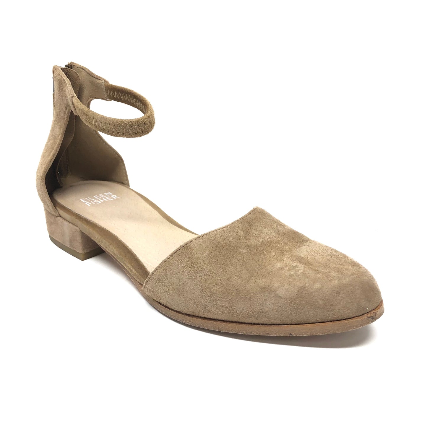 Sandals Flats By Eileen Fisher In Beige, Size: 5.5