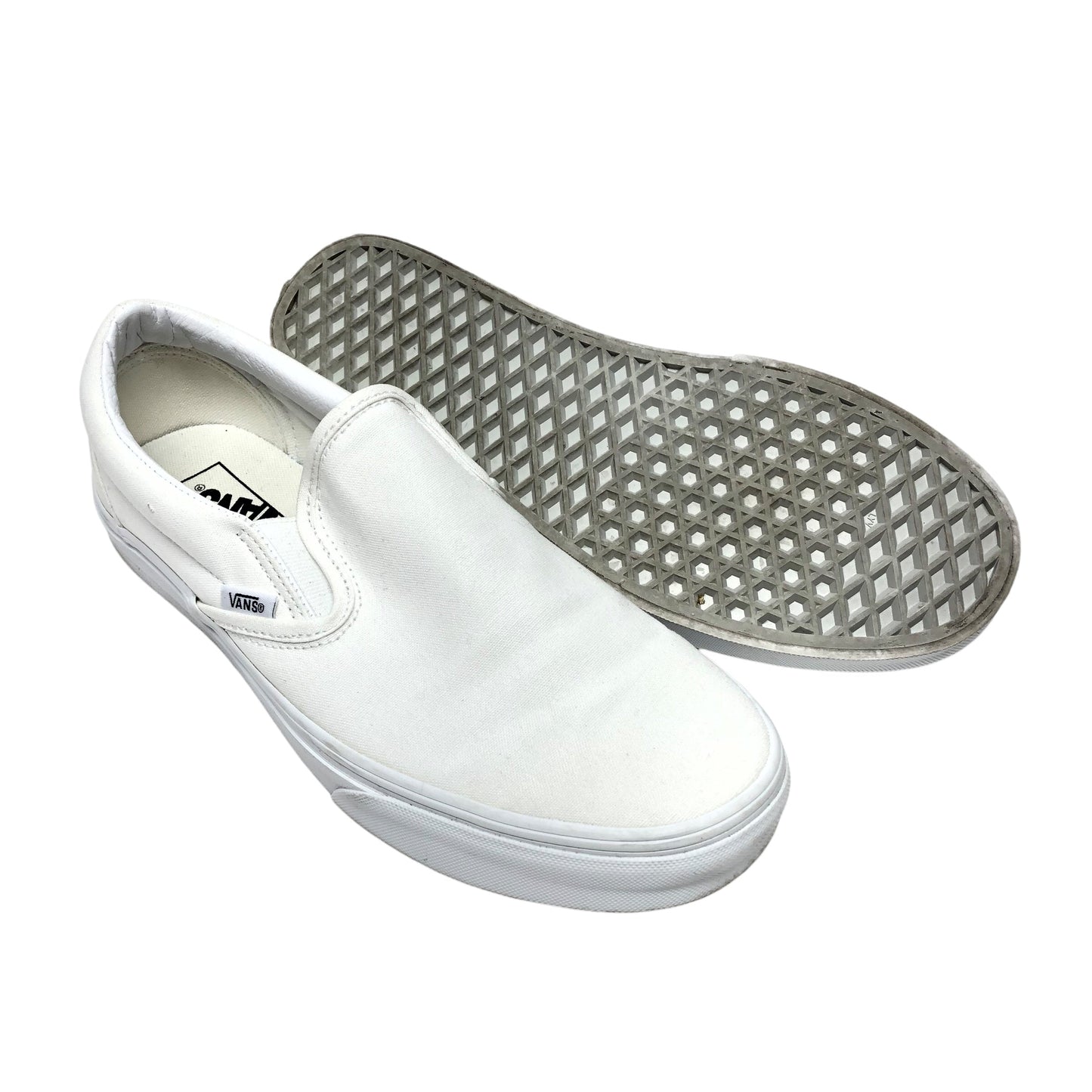 Shoes Sneakers By Vans In White, Size: 10.5