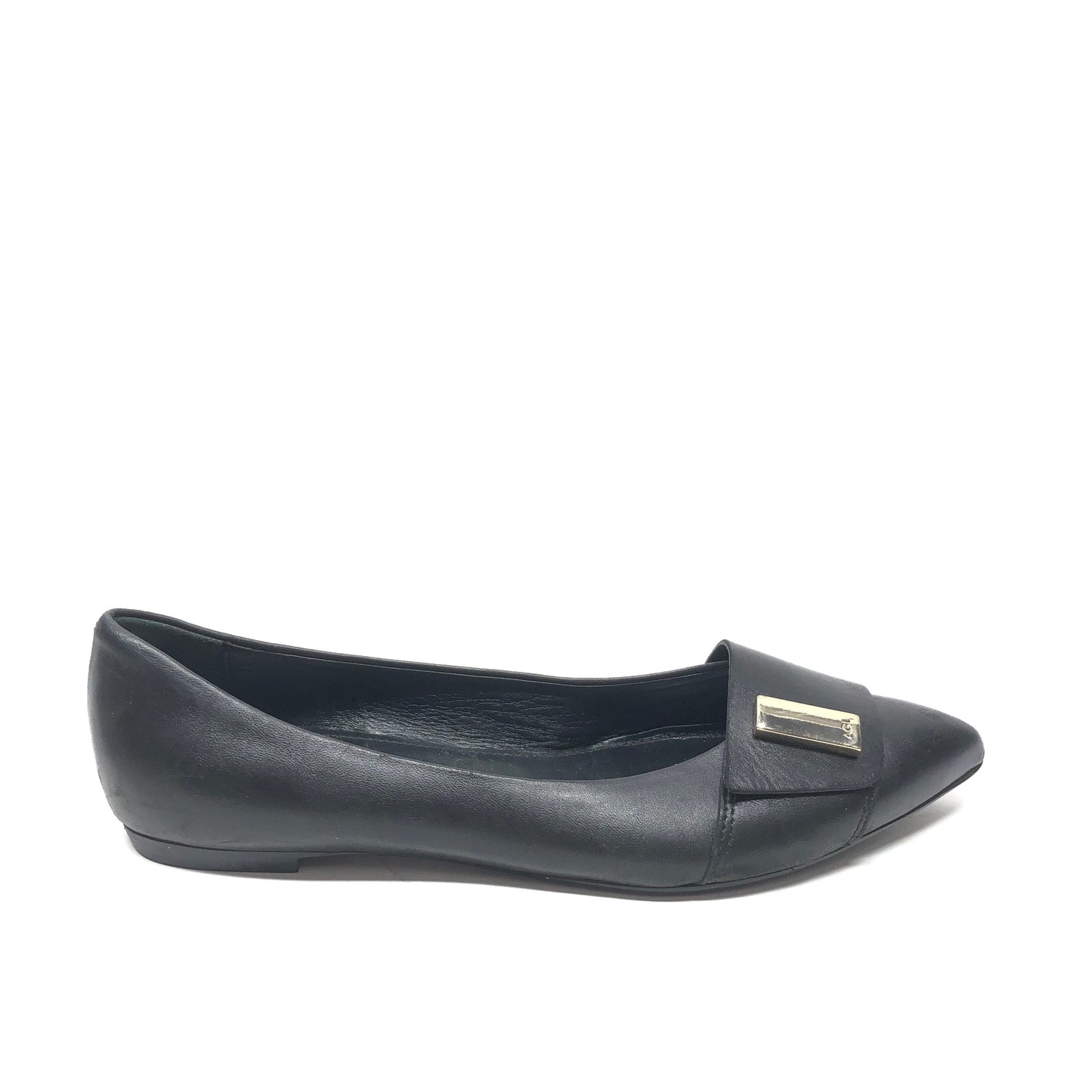 Shoes Flats By Agl In Black, Size: 8