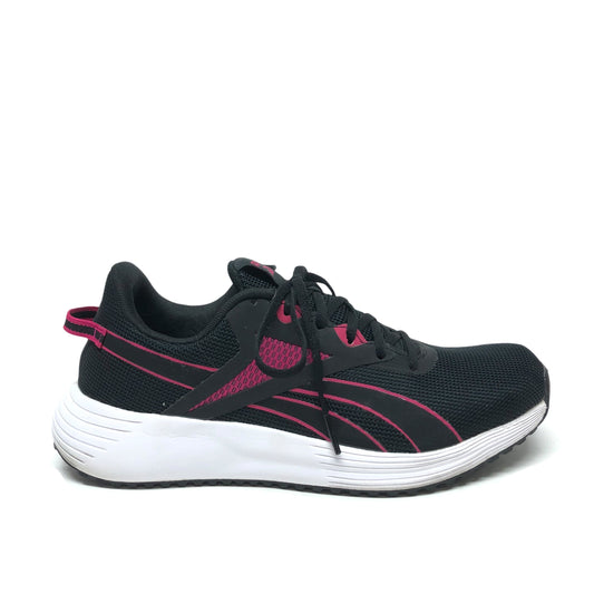 Shoes Athletic By Reebok In Black & Pink, Size: 10