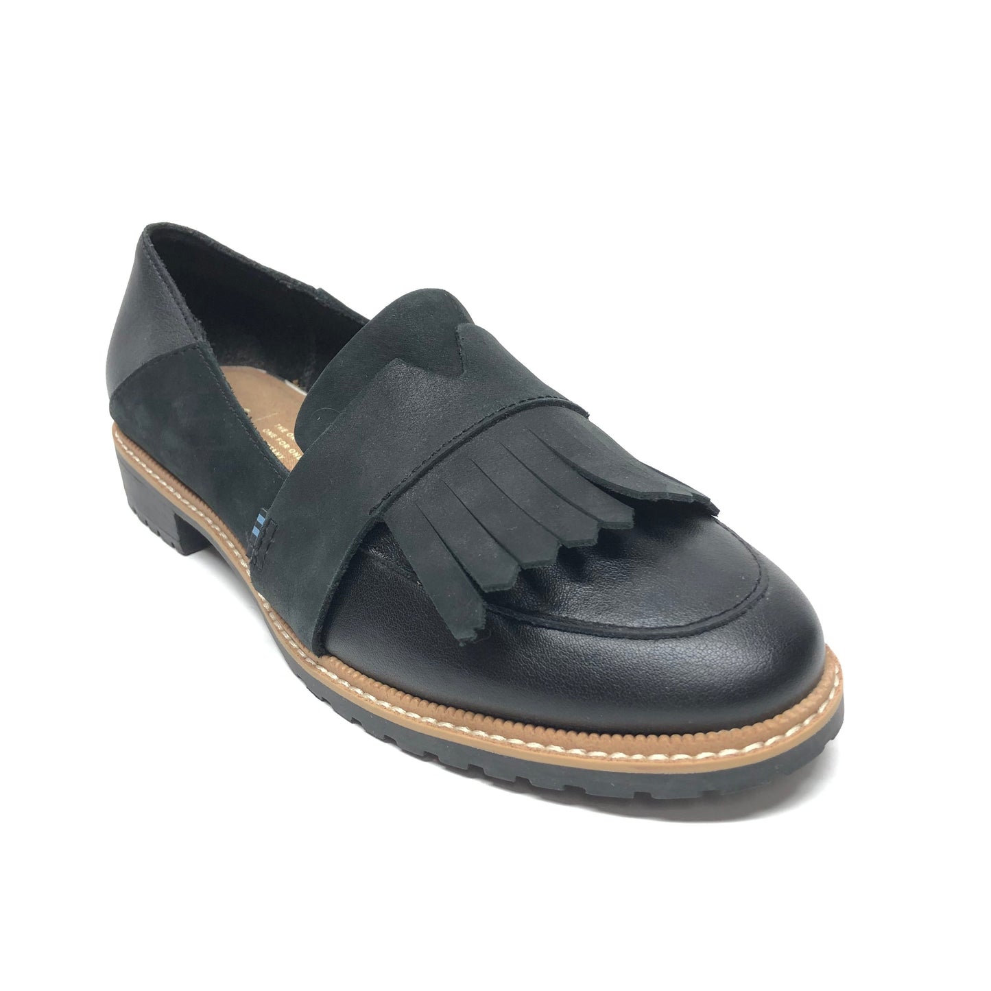 Shoes Flats By Toms In Black, Size: 7.5