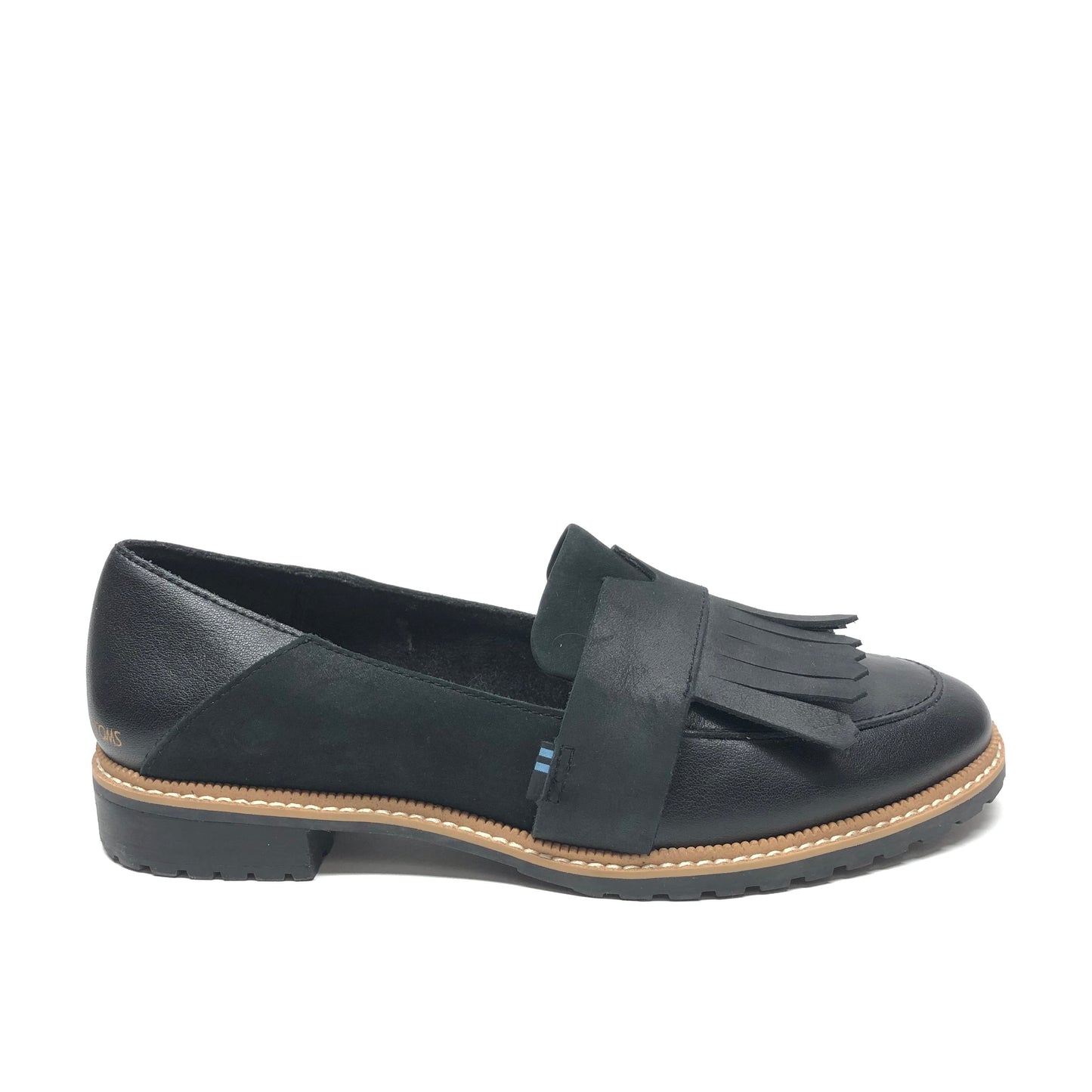 Shoes Flats By Toms In Black, Size: 7.5