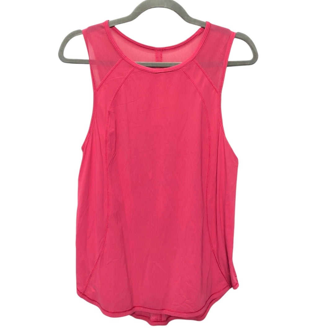 Athletic Tank Top By Lululemon In Coral, Size: M