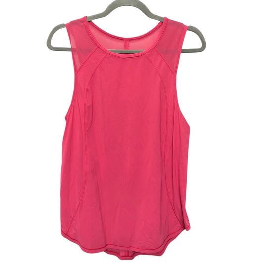 Athletic Tank Top By Lululemon In Coral, Size: M