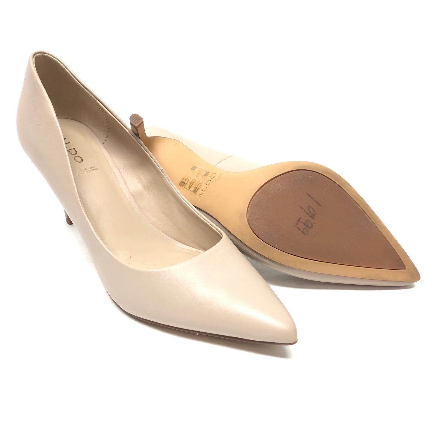 Shoes Heels Stiletto By Aldo In Beige, Size: 10