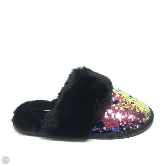 Slippers By Abound In Black & Blue