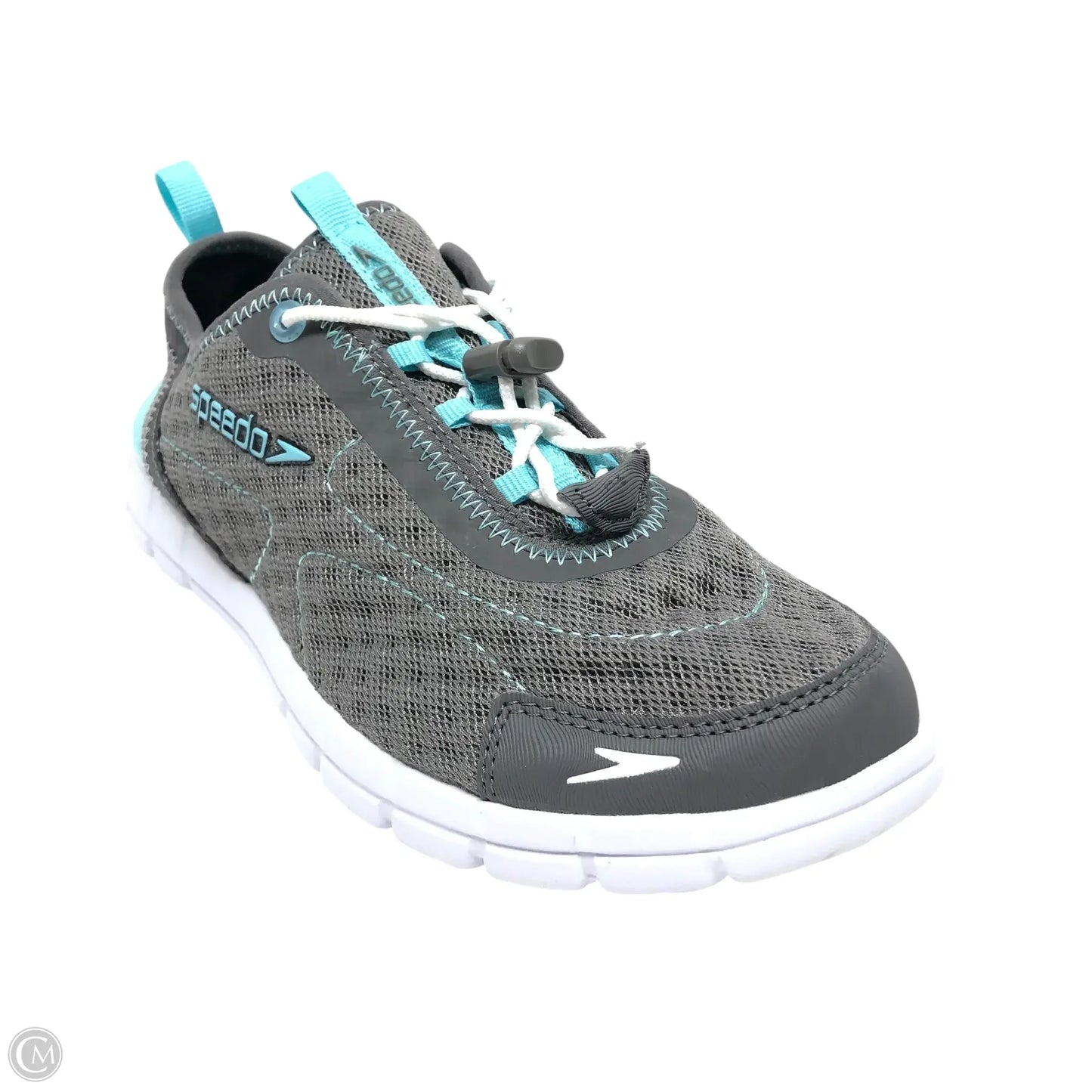 Shoes Athletic By Clothes Mentor In Blue & Grey, Size: 7