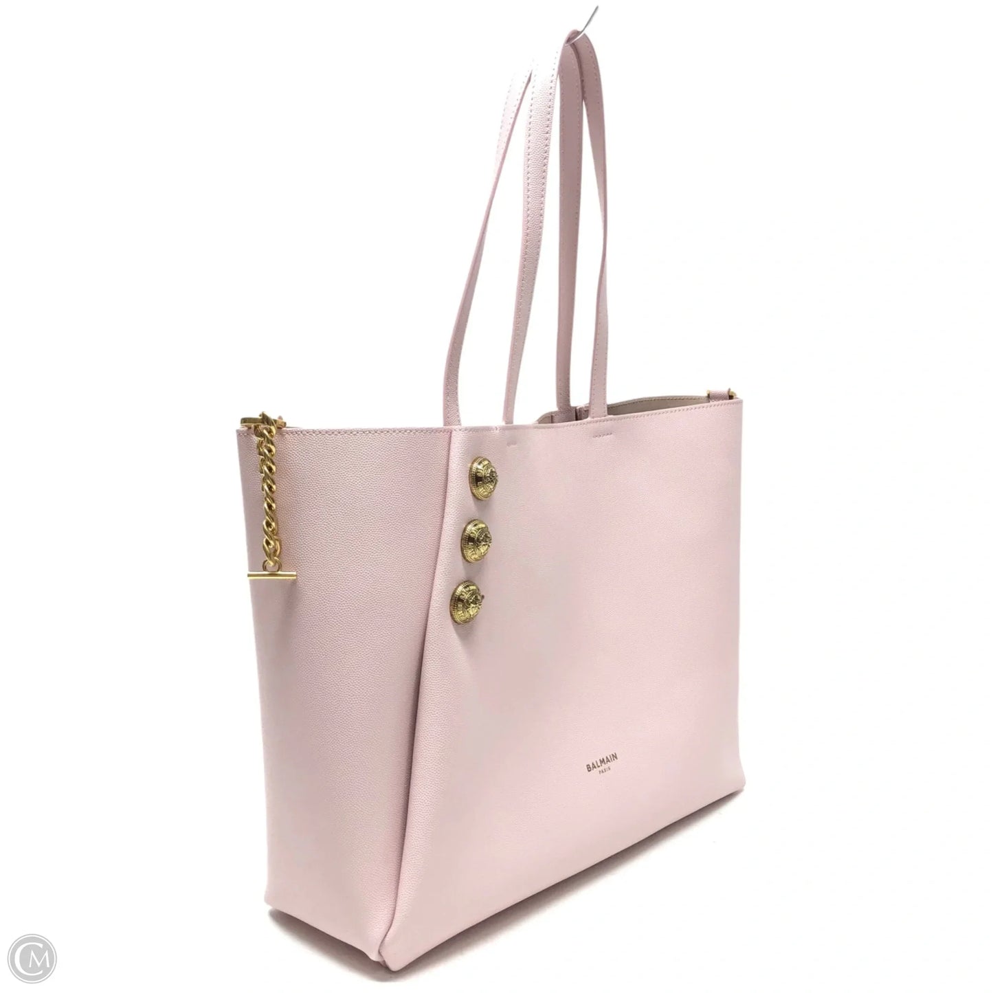 Tote Luxury Designer By Balmain, Size: Medium