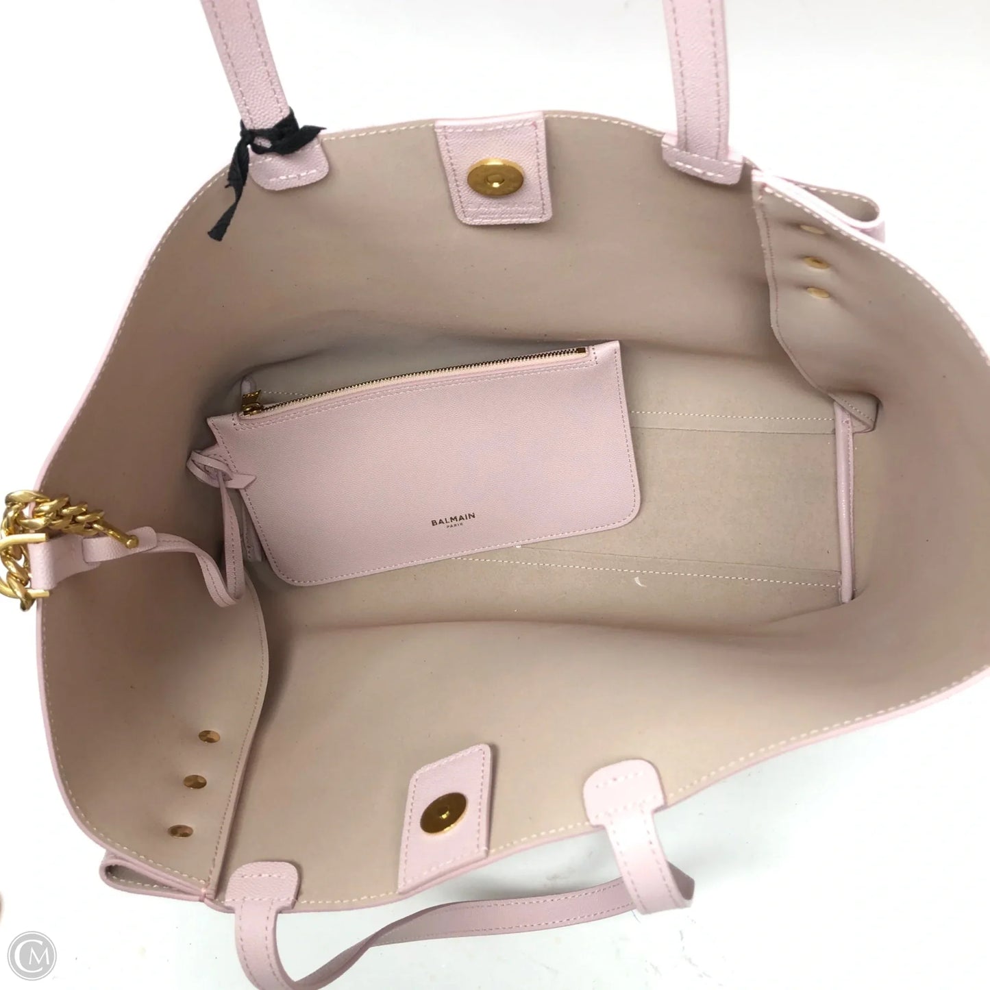 Tote Luxury Designer By Balmain, Size: Medium