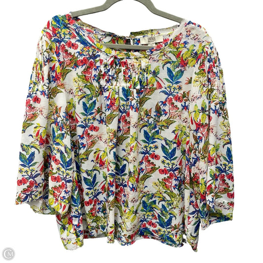Top Short Sleeve By Vintage America In Multi-colored, Size: Xl