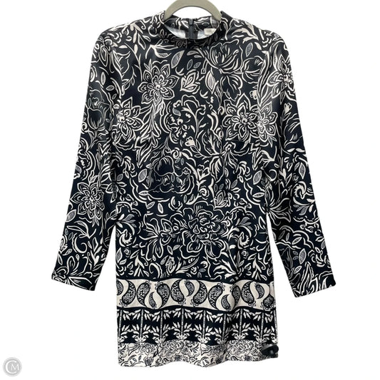 Dress Casual Short By Chelsea And Violet In Black & Cream, Size: 4