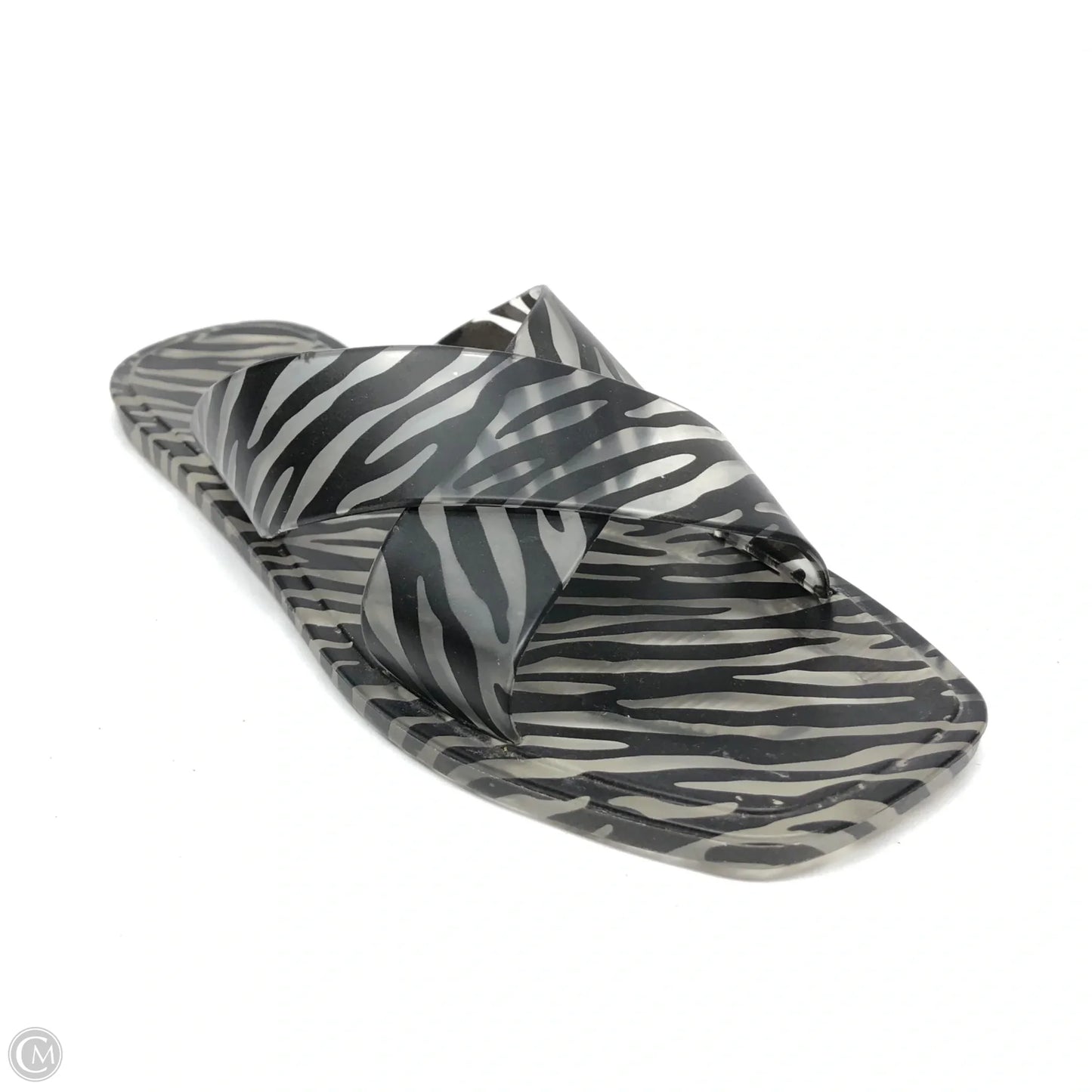 Sandals Flats By Anthropologie In Black, Size: 6