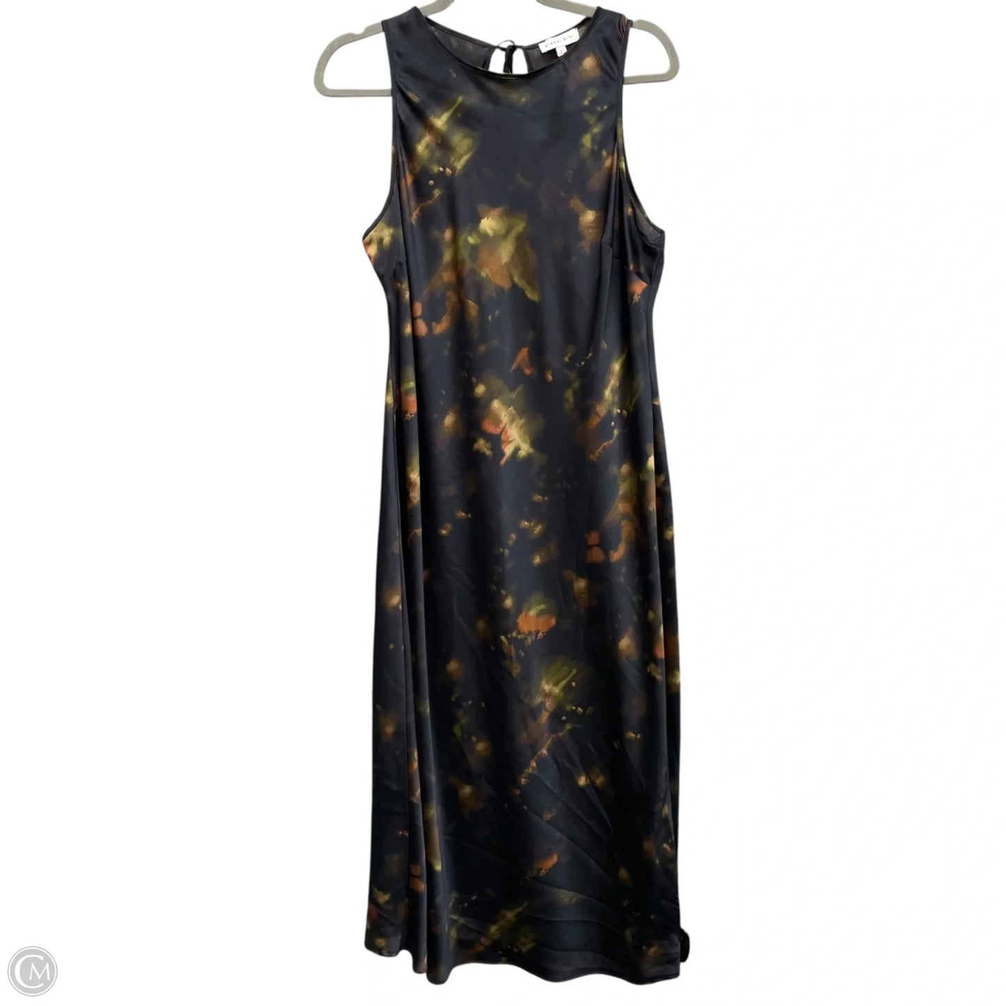 Dress Casual Midi By Gianni Bini In Black & Orange, Size: L
