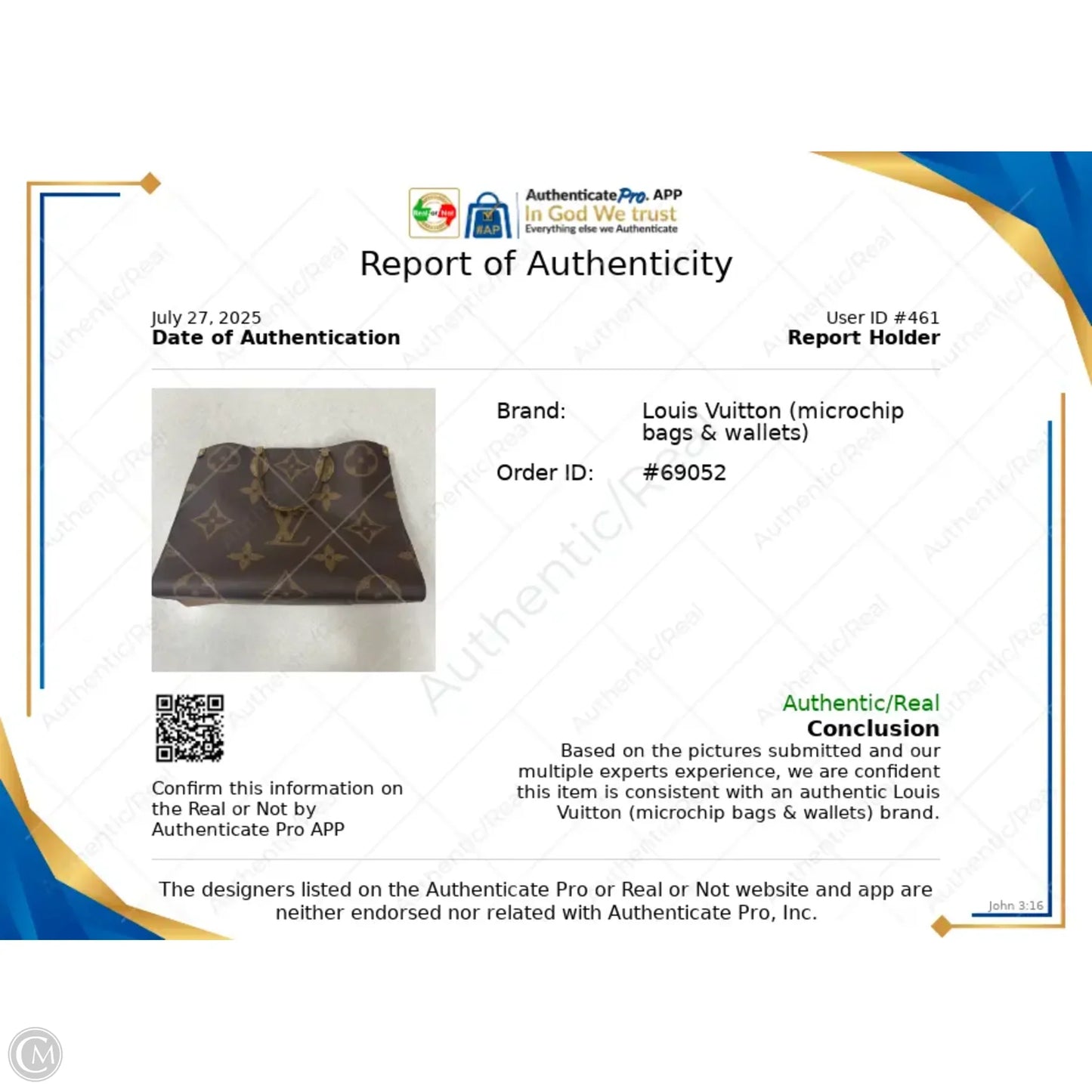 Tote Luxury Designer By Louis Vuitton, Size: Large