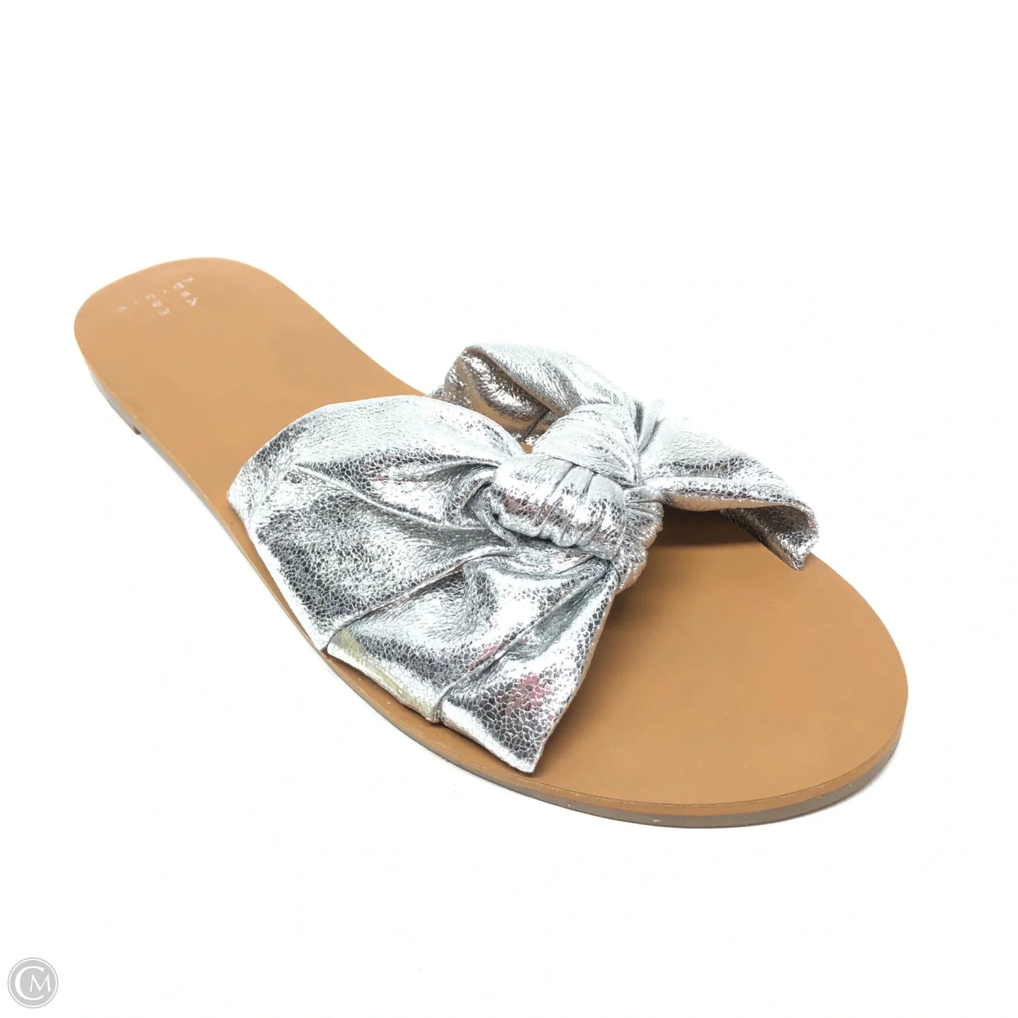 Sandals Flats By A New Day In Silver, Size: 12