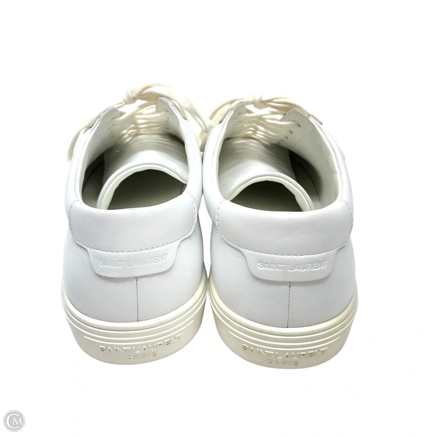 Shoes Luxury Designer By Yves Saint Laurent In White, Size: 10.5