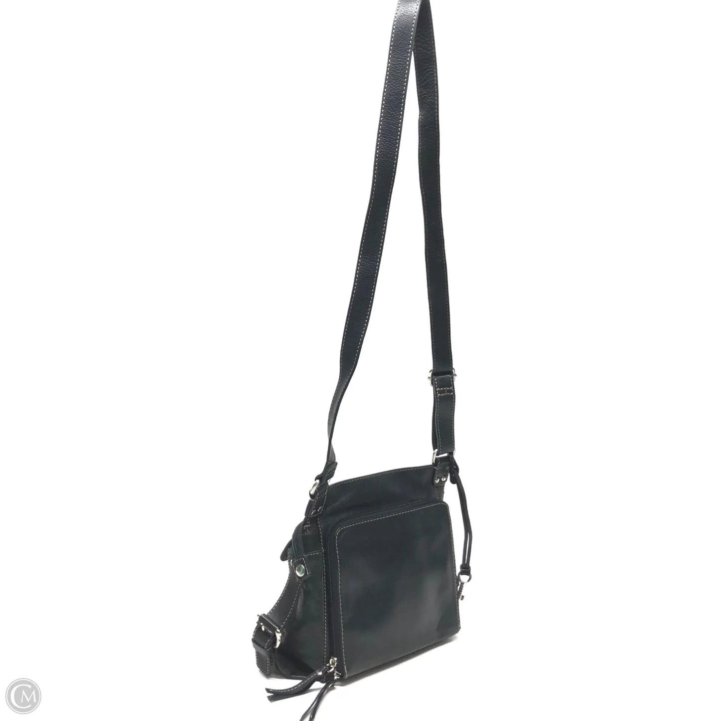 Crossbody Leather By Fossil, Size: Small