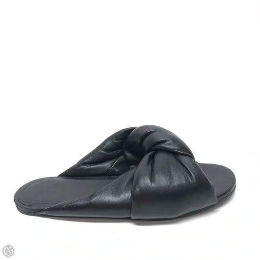 Sandals Luxury Designer By Balenciaga In Black, Size: 7.5