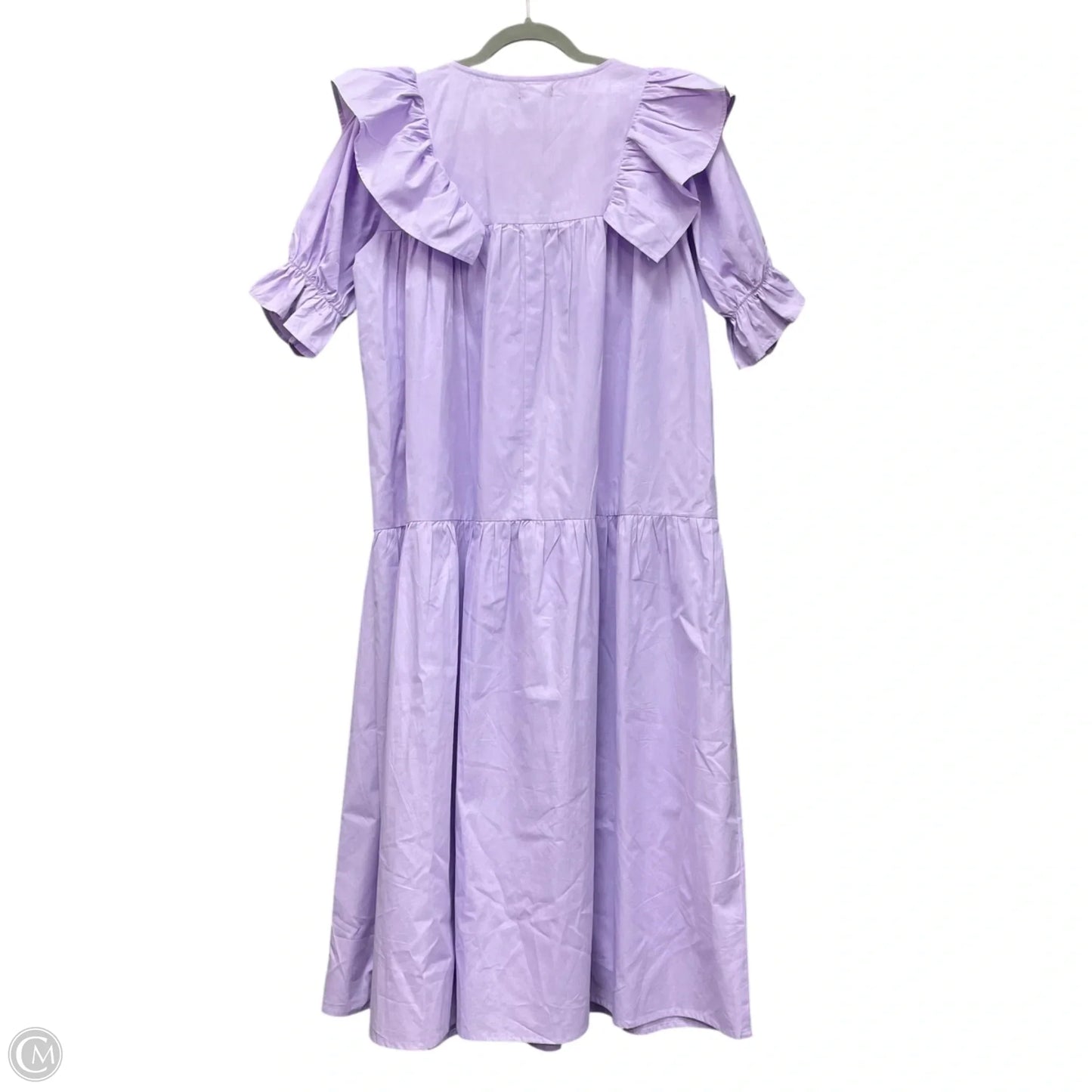 Dress Casual Midi By Boohoo Boutique In Purple, Size: 8