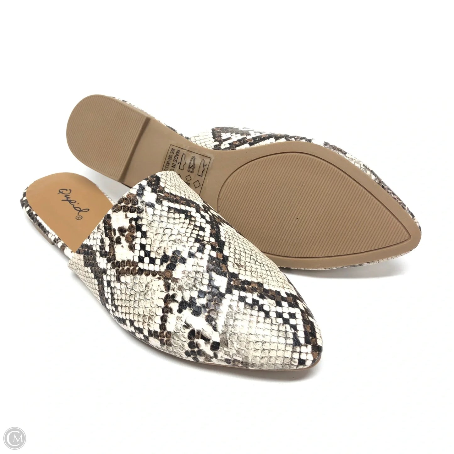 Shoes Flats By Qupid In Snakeskin Print, Size: 6