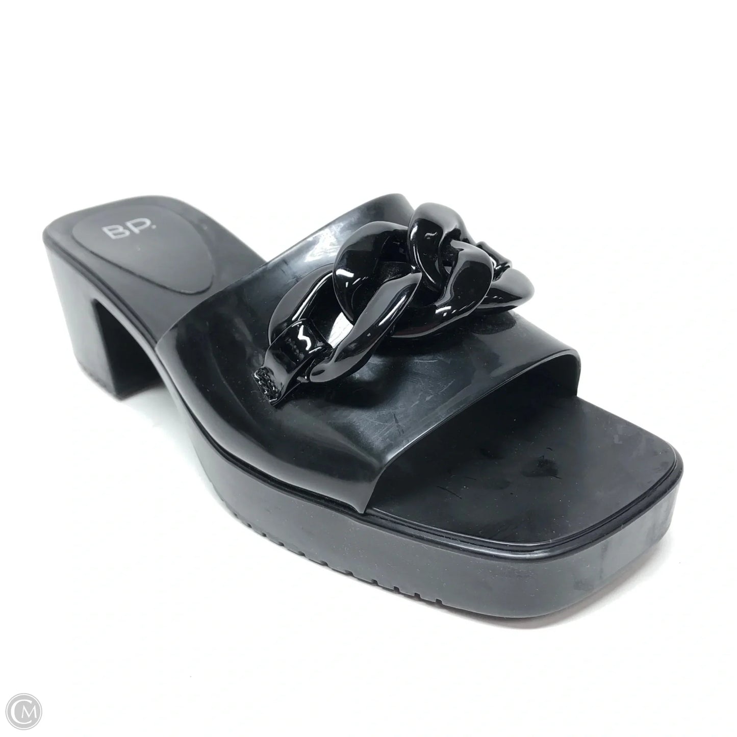 Sandals Heels Block By Bp In Black, Size: 11