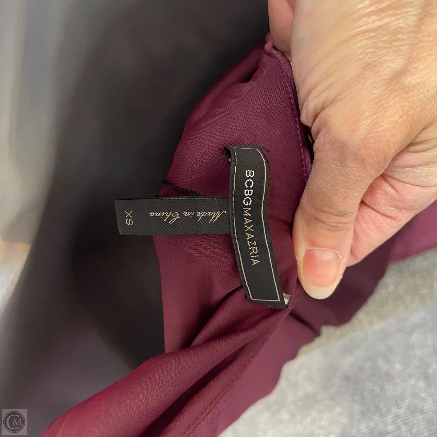 Dress Party Long By Bcbgmaxazria In Purple, Size: Xs