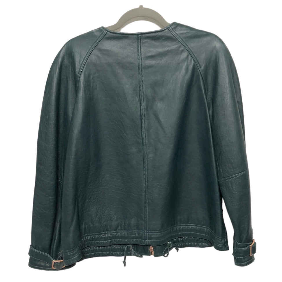 Jacket Leather By J Crew  Size: 8