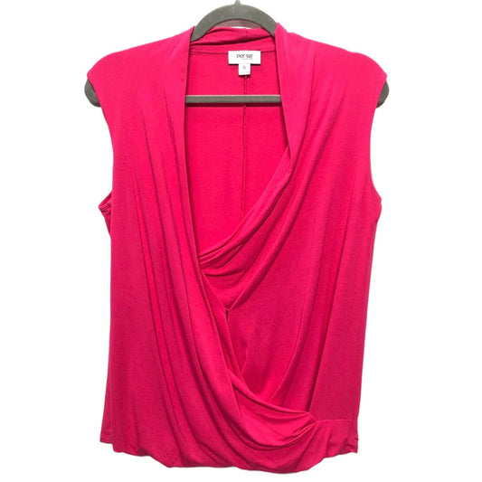 Blouse Sleeveless By Per Se  Size: S