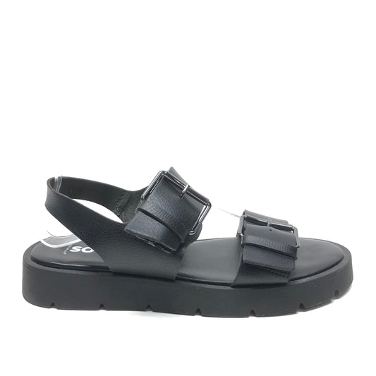 Black Sandals Flats So, Size 8.5